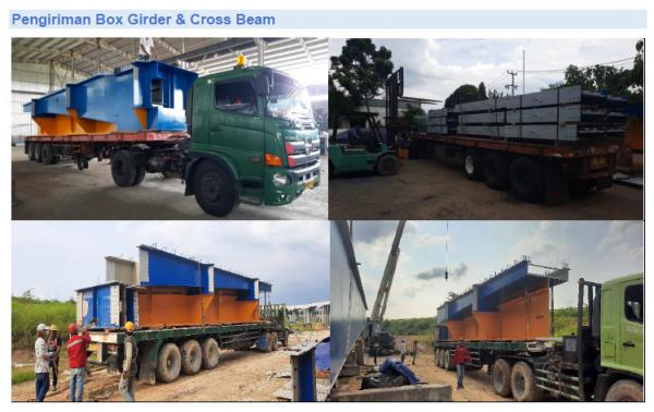 Delivery of Box Grider and Cross Beam